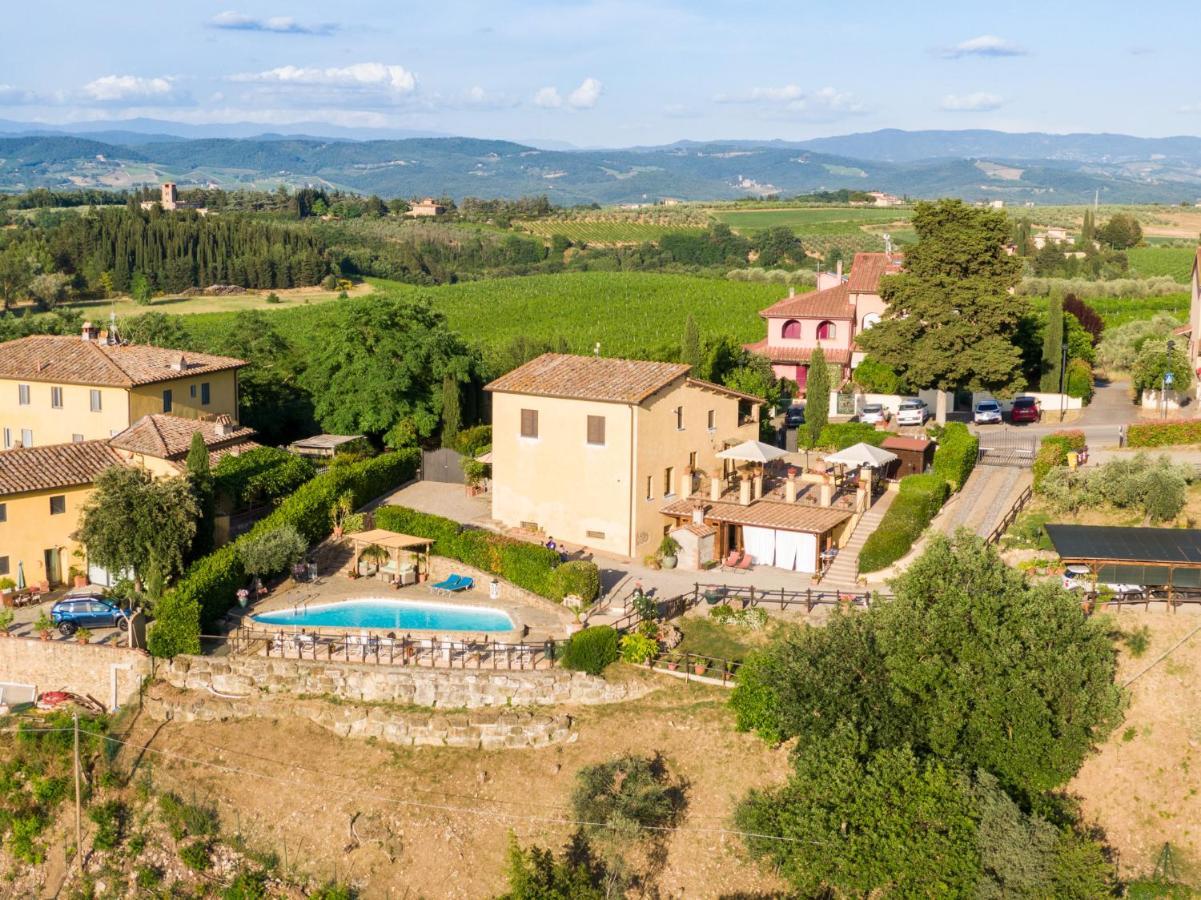 Podere Vergianoni Con Piscina E Vista Mozzafiato Tavarnelle Val di Pesa Eksteriør bilde
