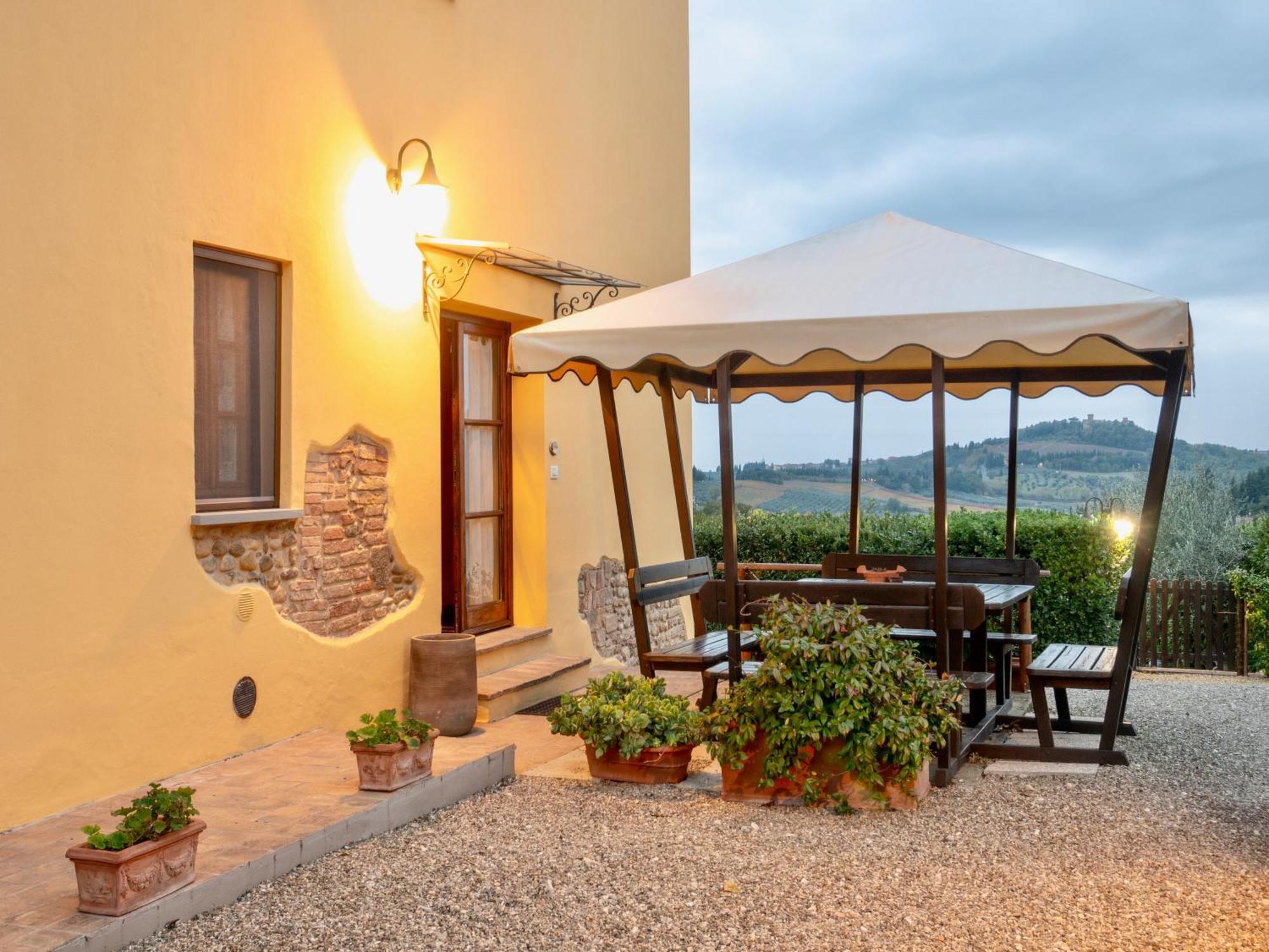 Podere Vergianoni Con Piscina E Vista Mozzafiato Tavarnelle Val di Pesa Eksteriør bilde