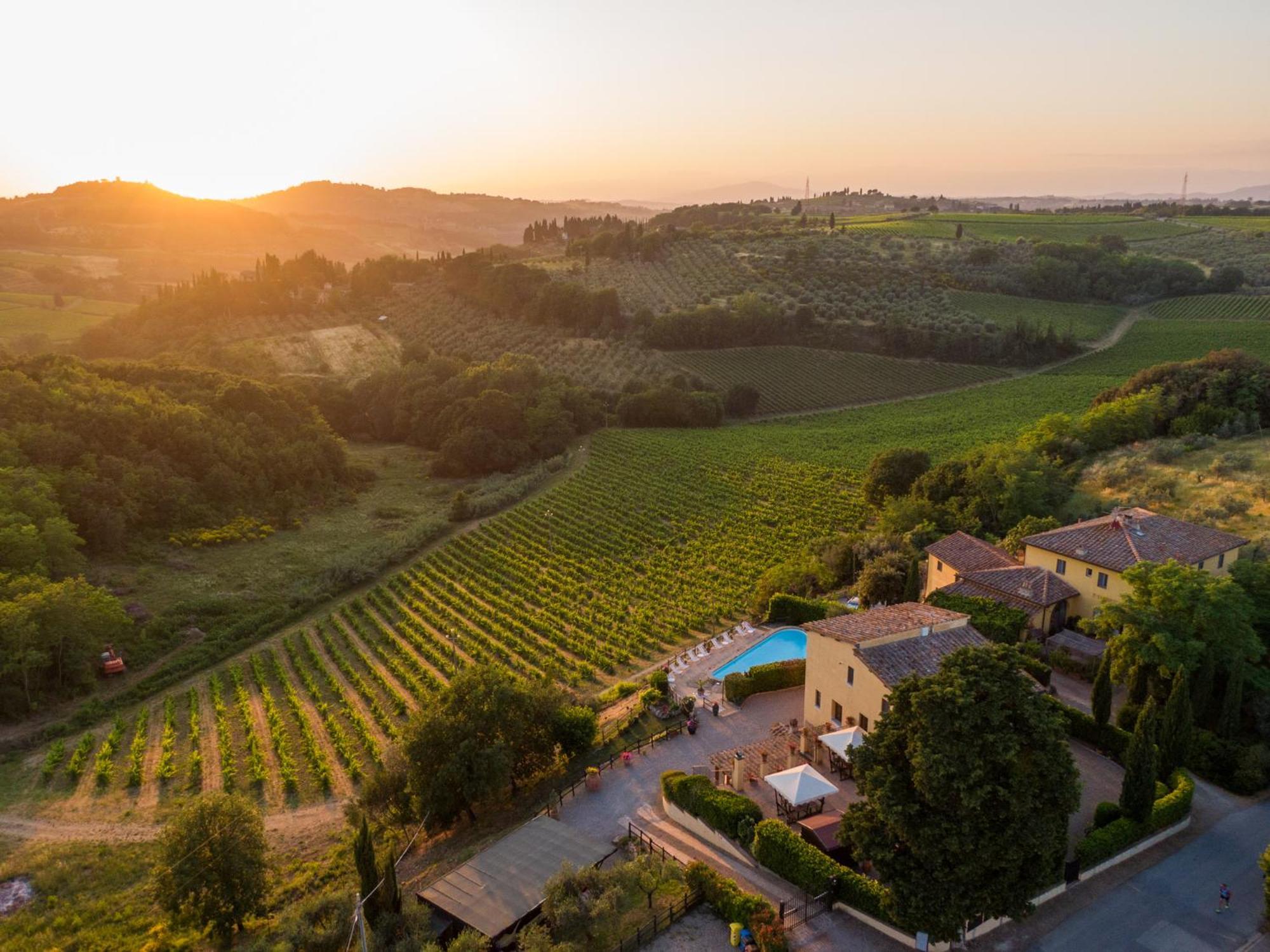 Podere Vergianoni Con Piscina E Vista Mozzafiato Tavarnelle Val di Pesa Eksteriør bilde