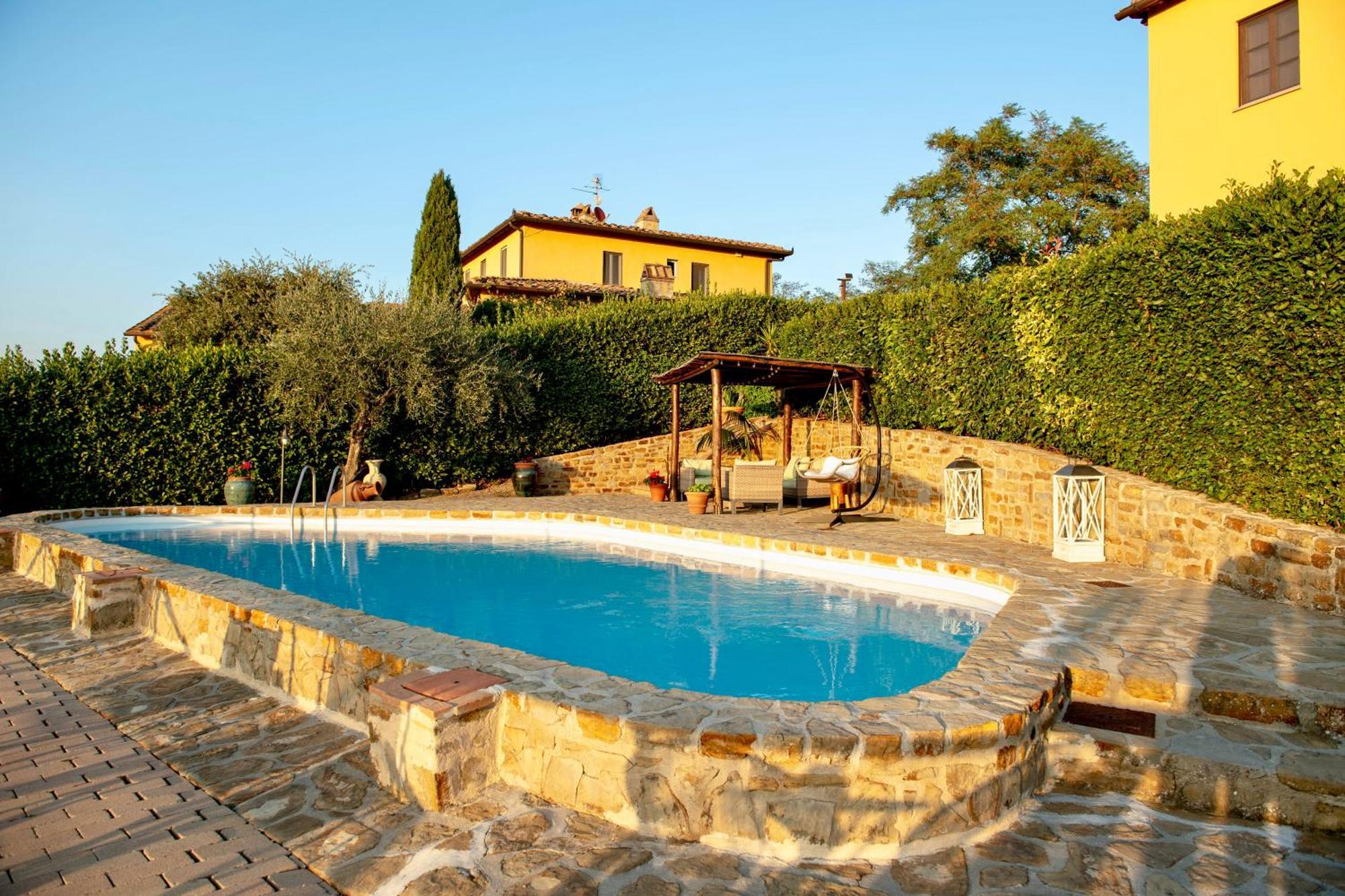 Podere Vergianoni Con Piscina E Vista Mozzafiato Tavarnelle Val di Pesa Eksteriør bilde